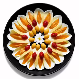 an image of a fruit display on a plate