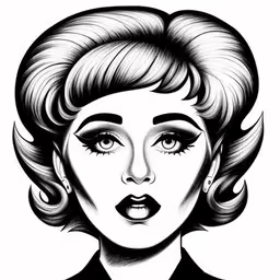 a vintage portrait of a woman
