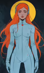 the red - haired girl from outer space
