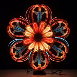 a spinning ferris wheel spinning with its bright lights