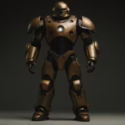 an iron man suit from the movie, avengers