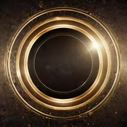 a shiny gold background that is made up of round rays