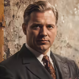 a person in suit and tie posing for a picture
