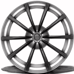 a wheel on a black base with the words and number 3 painted on it