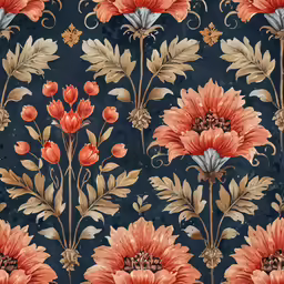 an image of flowers on a blue background