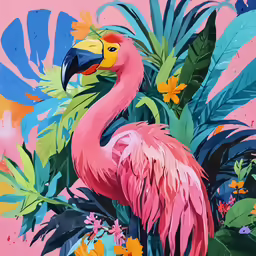 an image of a colorful bird with bright colors