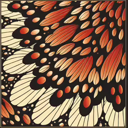 an image of many different things with orange and white