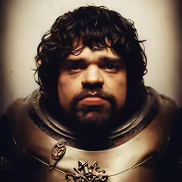 the man is dressed in the armor of the medieval era