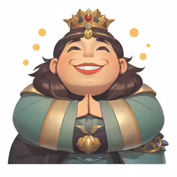 an image of a cartoon woman with her arms folded up