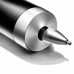 a close up shot of a large metal object