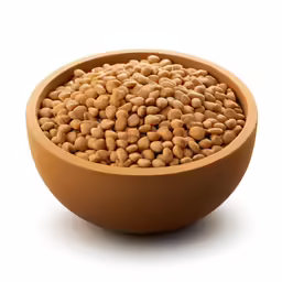 a bowl with chick peas sitting in it