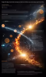 the page from nasa shows the outer view of a star forming