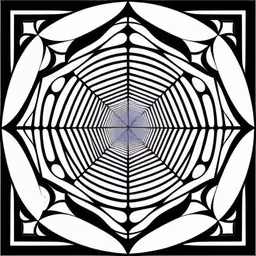 a pattern that looks like it is in an optical illusion,an abstract design that is very unique and fun