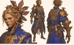 some armor and female characters for the game