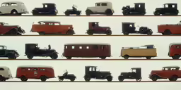 a number of old cars stacked on top of each other