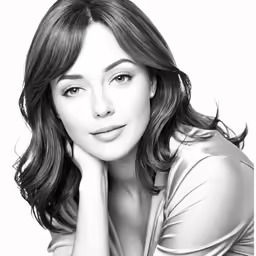 a woman posing for the camera in a white shirt