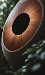 a round object on top of a large metal object