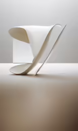 white object sitting on top of a table on a light colored surface