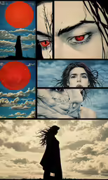 multiple images showing woman in different directions