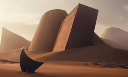 an image of a person holding an umbrella on a desert