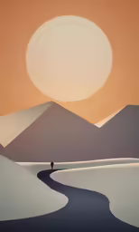 a person standing in front of mountains in the middle of winter