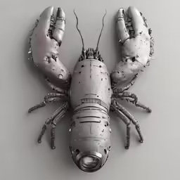 a lobster is made from a robot - like body