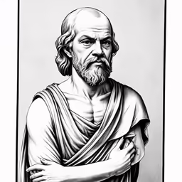 a black and white drawing of albert stanford