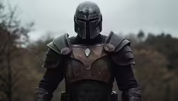 the first image of the man in armor
