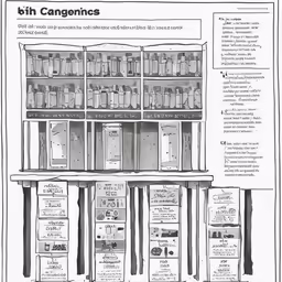 an old time refrigerator with an information panel