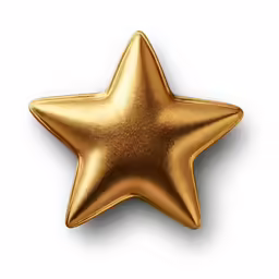 gold star shaped object with metallic background