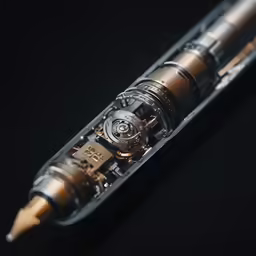 a unique fountain pen that is very well made