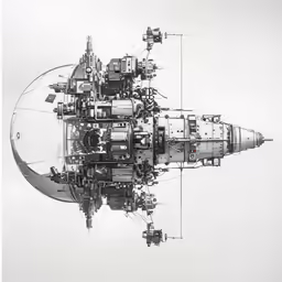 a large jetliner is shown with many wheels