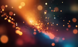 a blurry background of orange and yellow circles