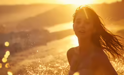 an image of a woman standing in the sun