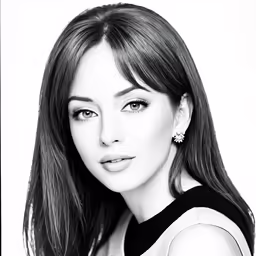an image of a beautiful woman with long hair
