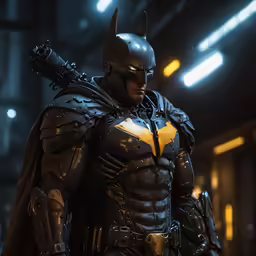 a screenshot of the batman in the batmobile