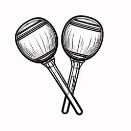 two lollipops sitting on top of each other