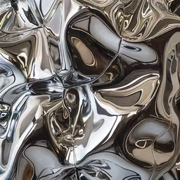 close up of a metal surface with some wavy shapes,metallic abstract background with curves and waves