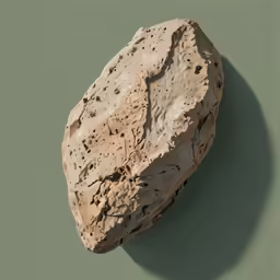 a small piece of rock is sitting on the floor