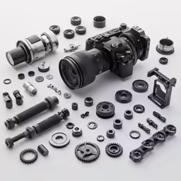 the various components and workingss of a camera