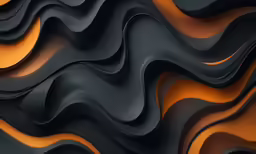 this looks like an orange and black swirl