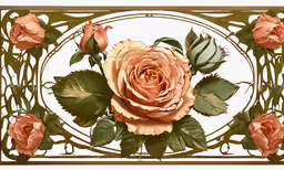 a group of pink flowers that are sitting on a table,an ornate frame with roses on it