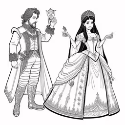 princess and the frog coloring page,disney and prince coloring page from disney princess