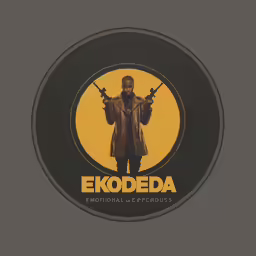 an image of an avatar with guns on the front