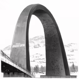 a black and white photo of a monument