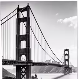 a large bridge spanning across the width of the water