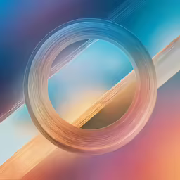 a painting of some sort inside of a circle