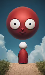 a poster for the animated animated character coral from coral