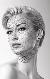 an image of a woman in 3d renderings
