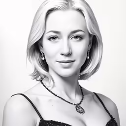 a black and white image of a woman in lingerie